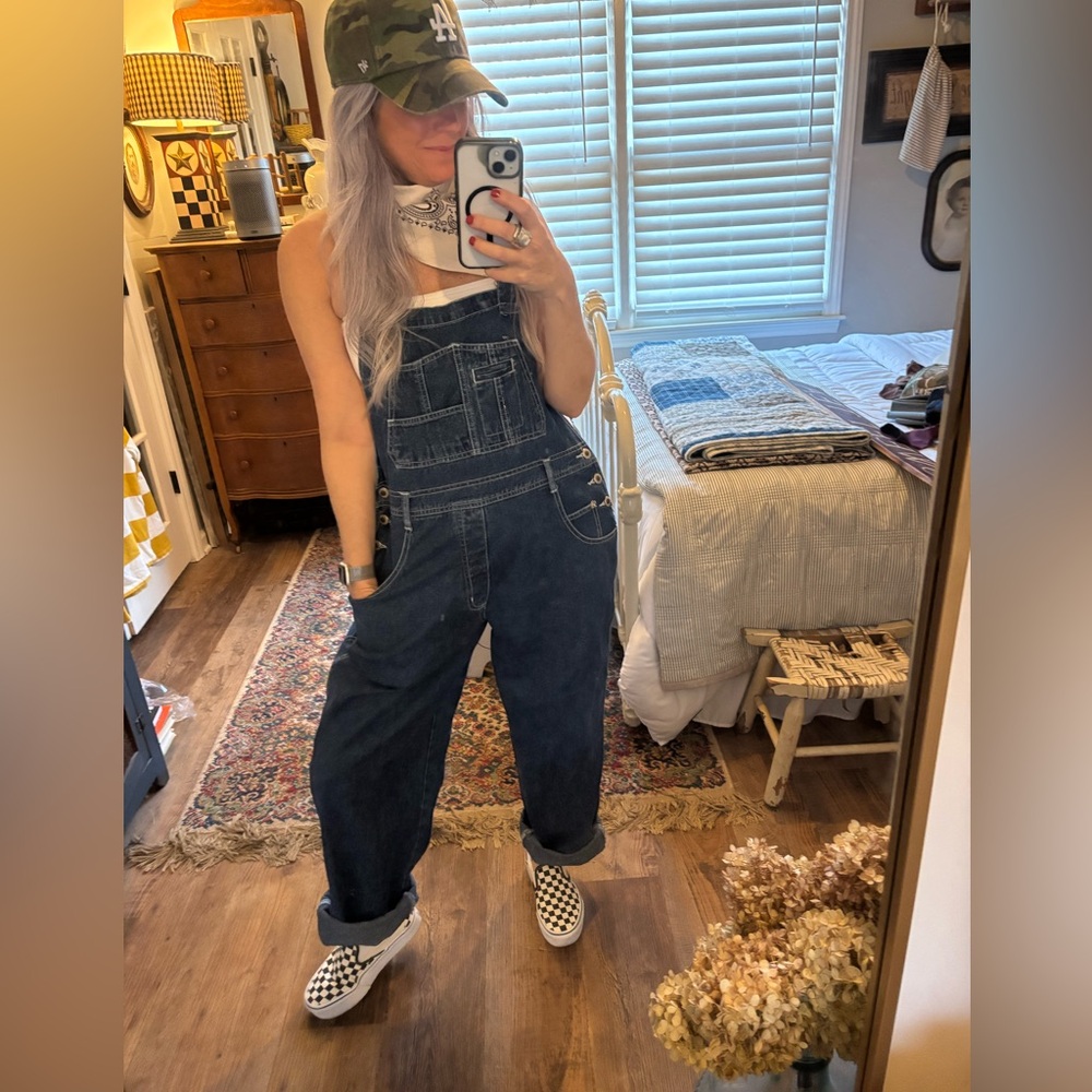 Vintage Carolina blues denim Blue Denim Overalls Size Large